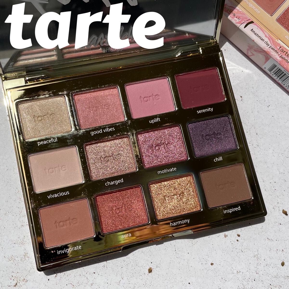 タルトレット E アマゾニアンクレイ パレット/tarte/アイシャドウパレットを使ったクチコミ(1枚目)
