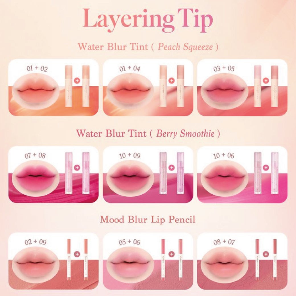 ウォーターブラーティント/dasique/リップティントを使ったクチコミ(1枚目)