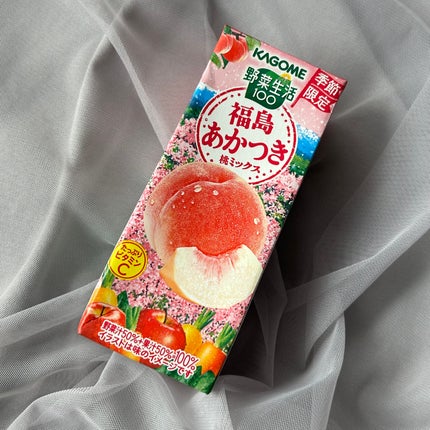 Ri on LIPS 「・KAGOME野菜生活100福島あかつき桃ミックス季節限定のあ..」(1枚目)