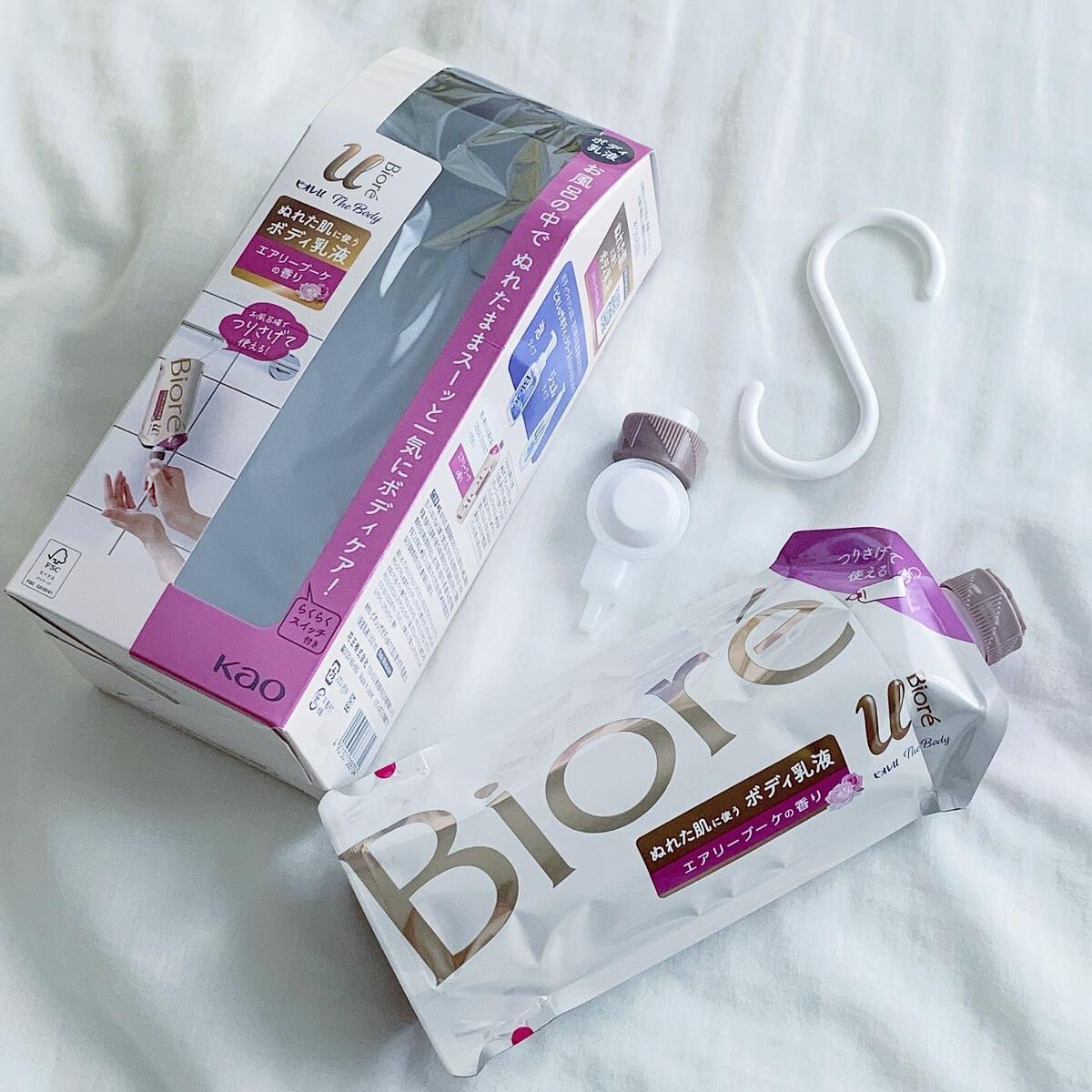 ザ ボディ ぬれた肌に使うボディ乳液 エアリーブーケの香り/ビオレu/ボディミルクを使ったクチコミ（1枚目）