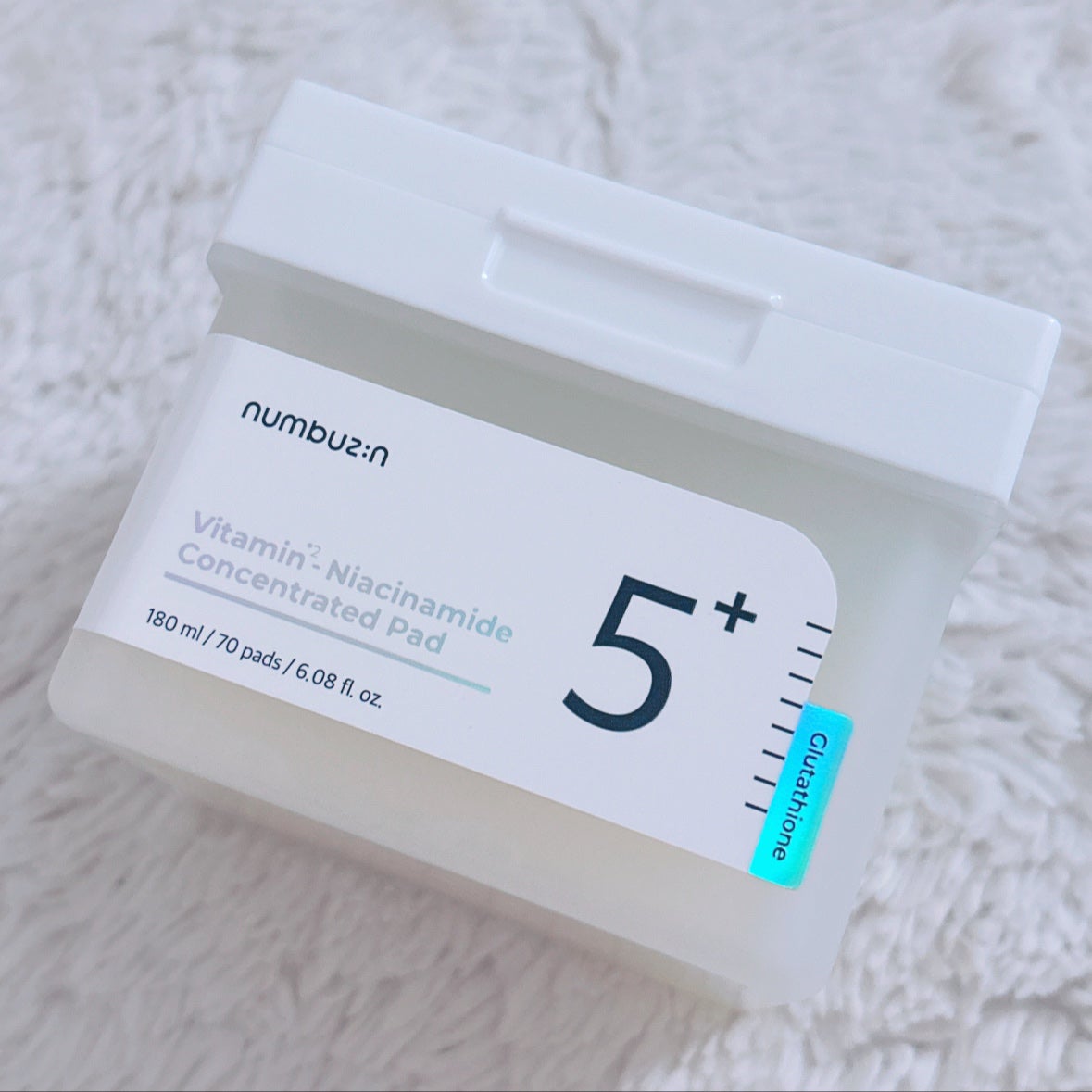 5番 白玉グルタチオンCフィルムパッド/numbuzin/トナーパッドを使ったクチコミ(2枚目)