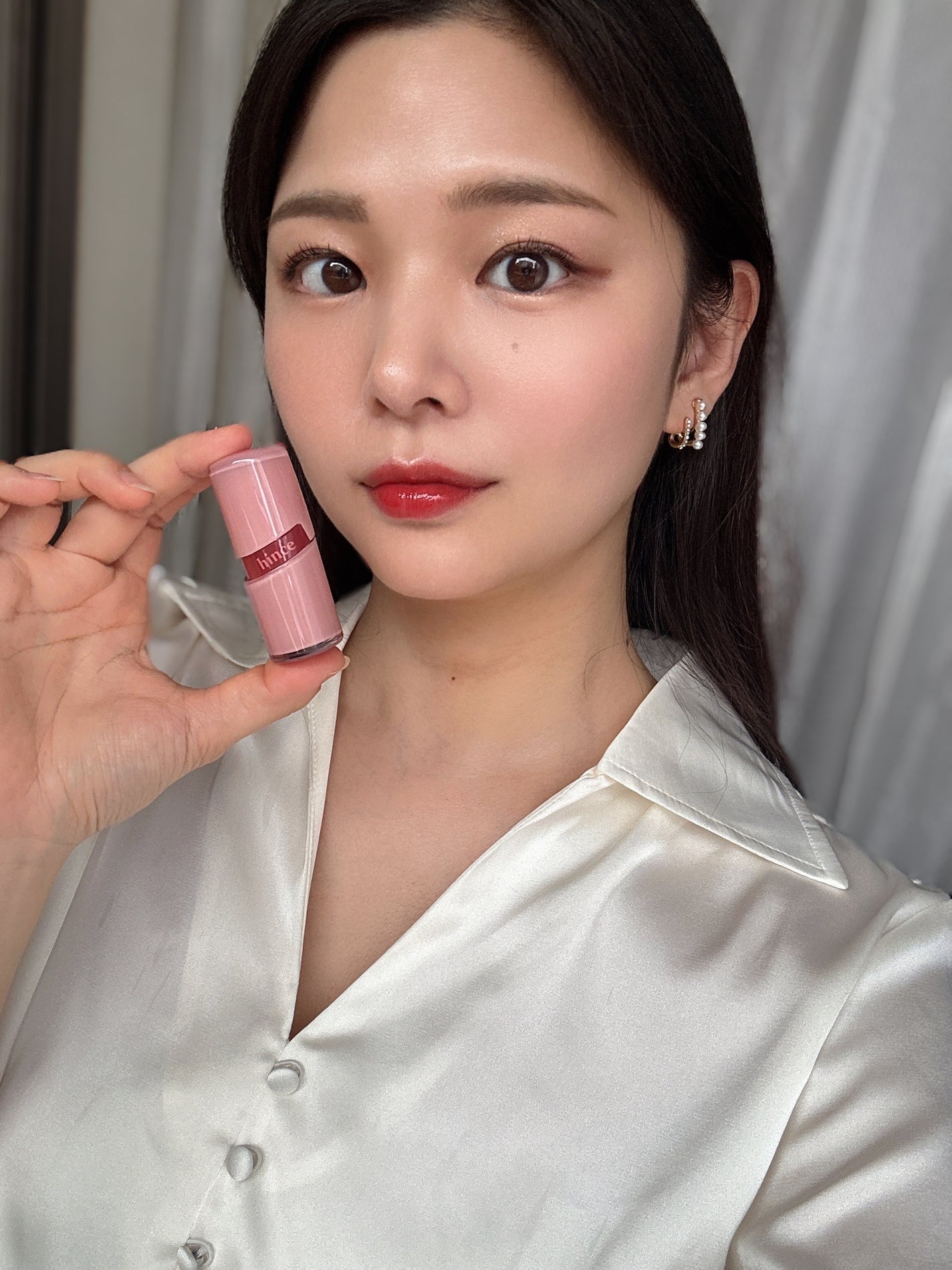 ロウグロウジェルティント/hince/リップティントを使ったクチコミ(6枚目)