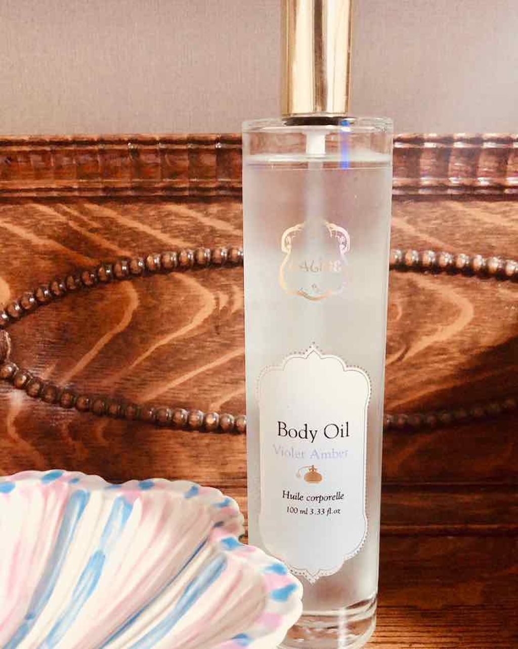 ボディオイル バイオレットアンバー/Laline/ボディオイルを使ったクチコミ（1枚目）