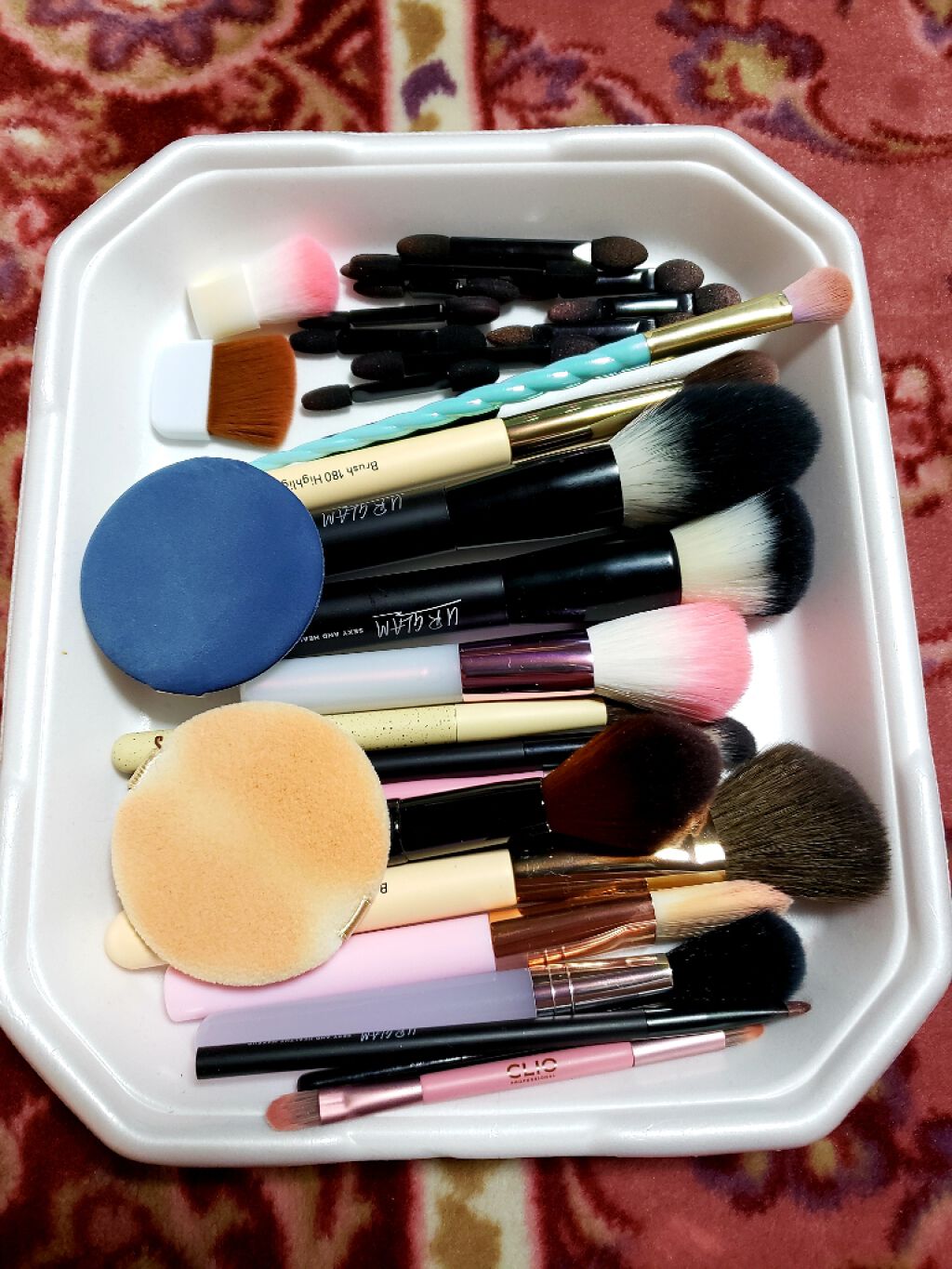 メイクブラシスタンド/セリア/その他化粧小物を使ったクチコミ（2枚目）