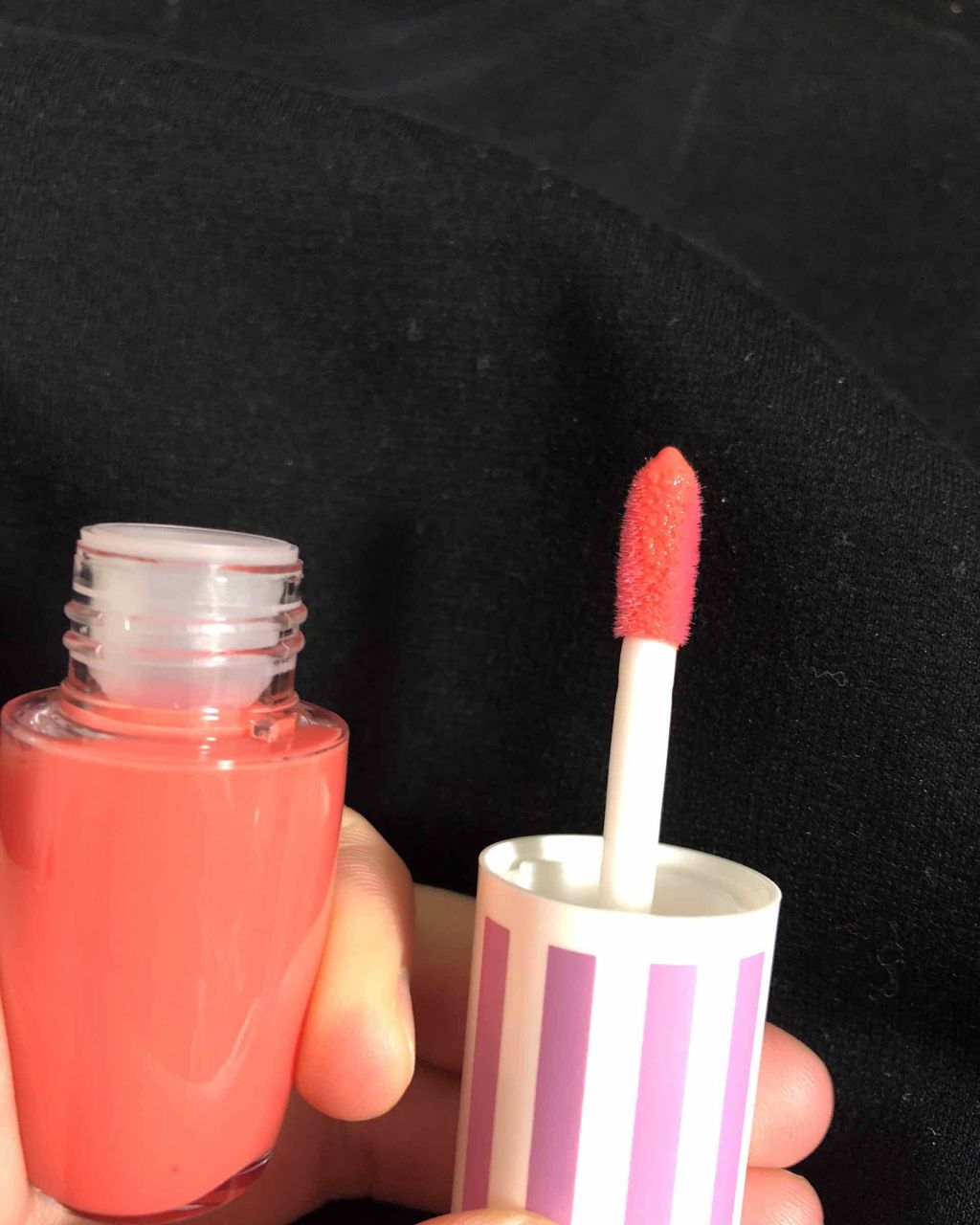 オイルティントリップ コーラル/CandyDoll/リップティントを使ったクチコミ（3枚目）