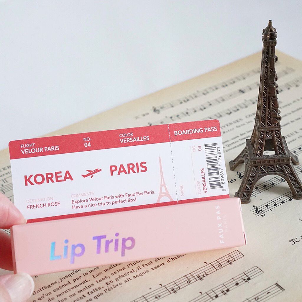 リップトリップベロアパリ/FAUX PAS PARIS/口紅を使ったクチコミ（3枚目）