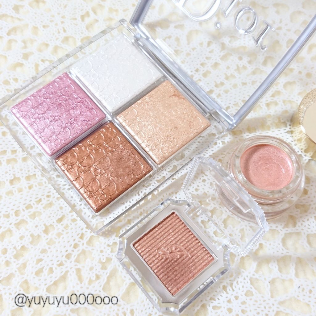 ディオール バックステージ フェイス グロウ パレット/Dior/ハイライトを使ったクチコミ(4枚目)