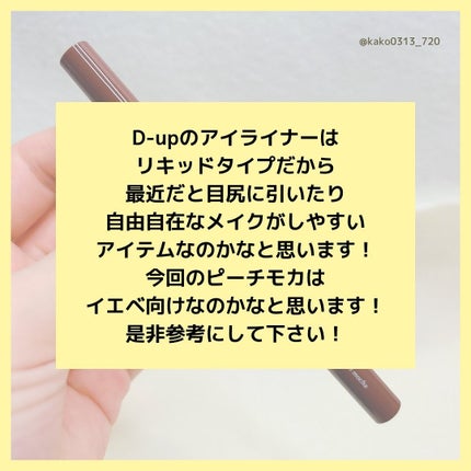 シルキーリキッドアイライナーWP/D-UP/リキッドアイライナーを使ったクチコミ(6枚目)