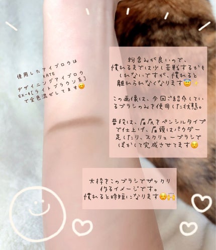 ケイト デザイニングアイブロウ3D/KATE/パウダーアイブロウを使ったクチコミ(2枚目)