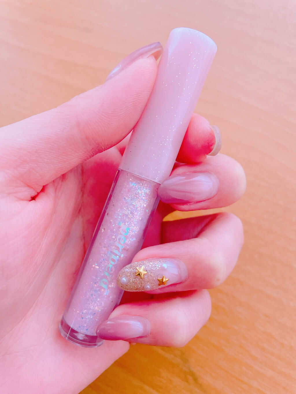 シュガー トゥインクル リキッド グリッター/PERIPERA/グリッターを使ったクチコミ（2枚目）