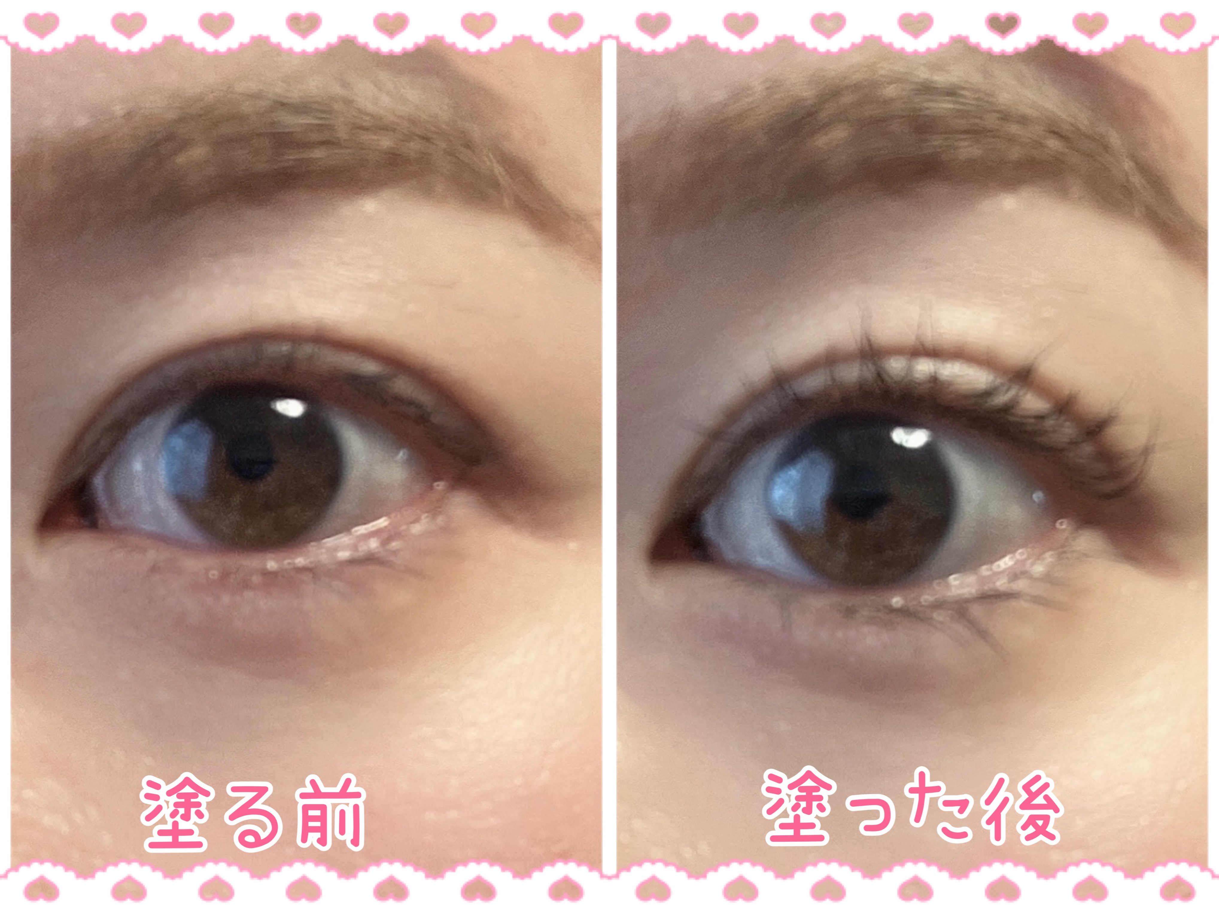「塗るつけまつげ」自まつげ際立てタイプ/デジャヴュ/マスカラを使ったクチコミ（2枚目）
