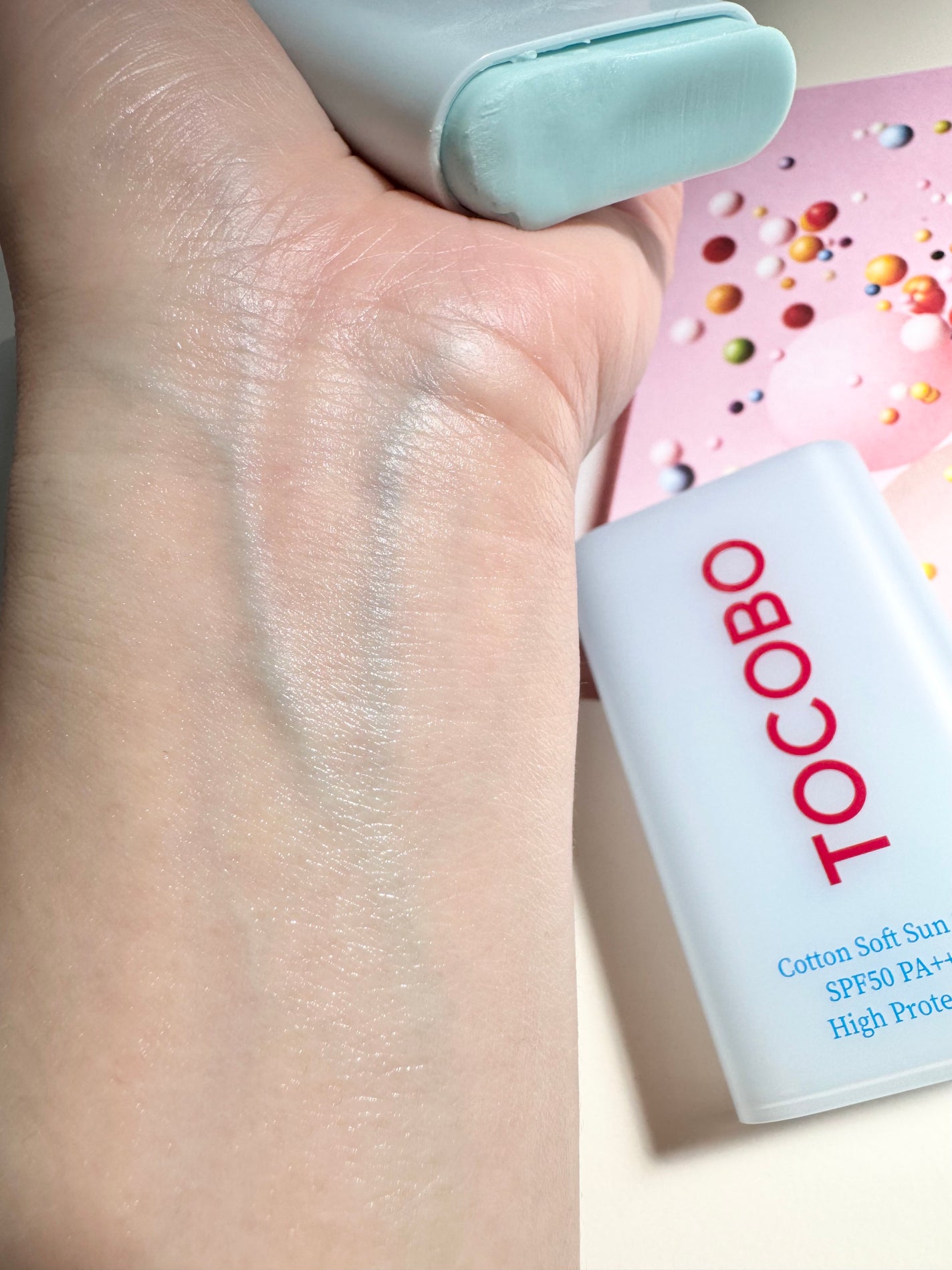 バイオウォータリーサンクリーム/TOCOBO/日焼け止めクリームを使ったクチコミ(4枚目)