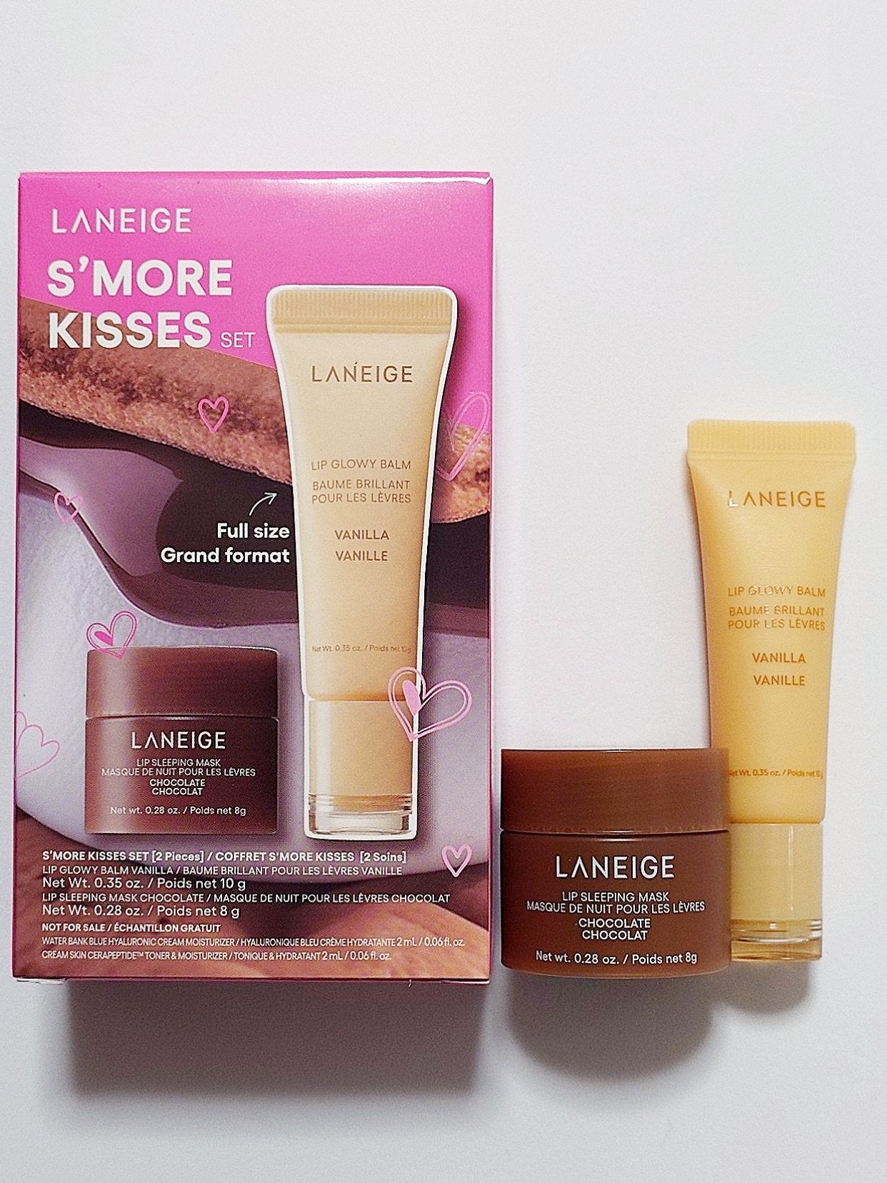 チョコバニラリップデュオキット/LANEIGE/スキンケアキットを使ったクチコミ(1枚目)