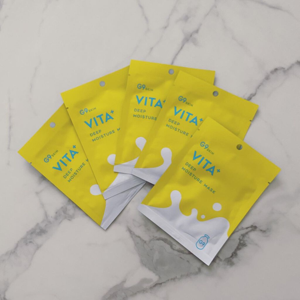 ビタプラス ディープモイスチャーマスク/G9SKIN/シートマスク・パックを使ったクチコミ(1枚目)