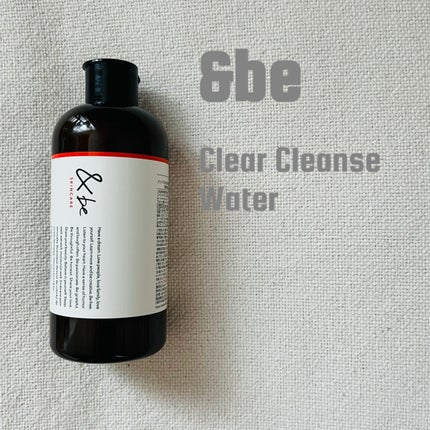 &be クリアクレンズウォーター/&be/クレンジングウォーターを使ったクチコミ(1枚目)