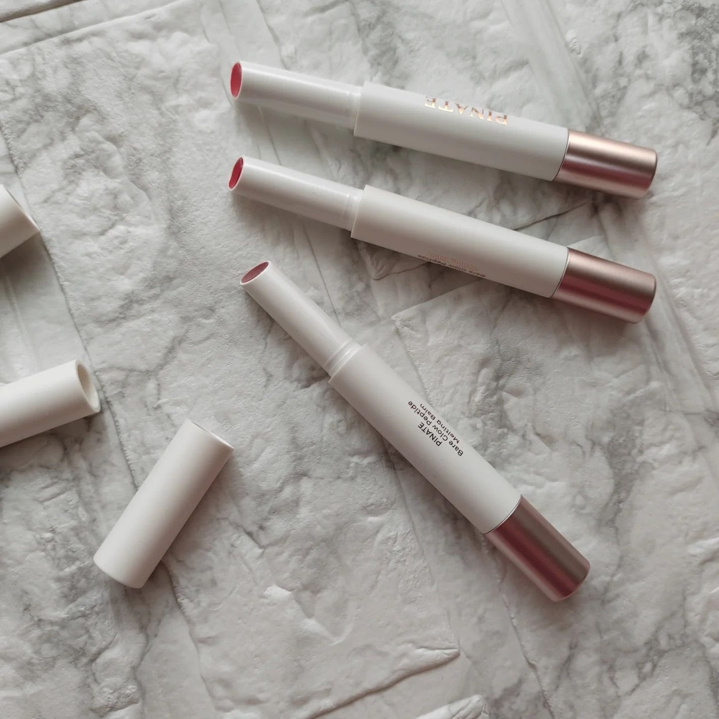 ベアグローペプチドメルティングバーム/PINATE/リップグロスを使ったクチコミ(2枚目)