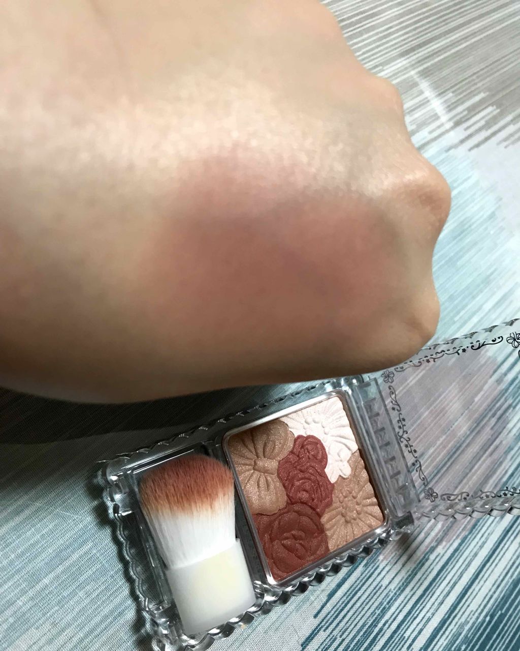 グロウフルールチークス/キャンメイク/パウダーチークを使ったクチコミ(1枚目)