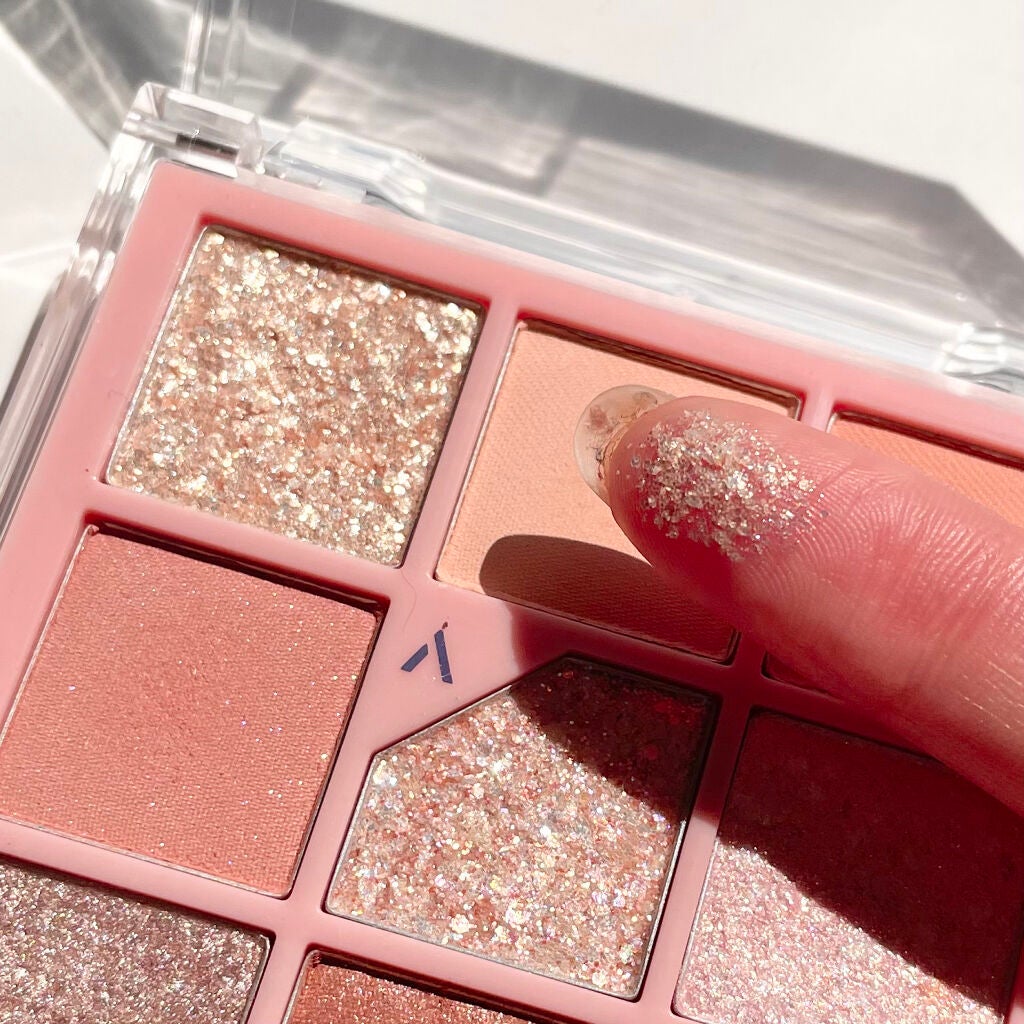 グリッターペディアアイパレット/unleashia/アイシャドウパレットを使ったクチコミ(5枚目)