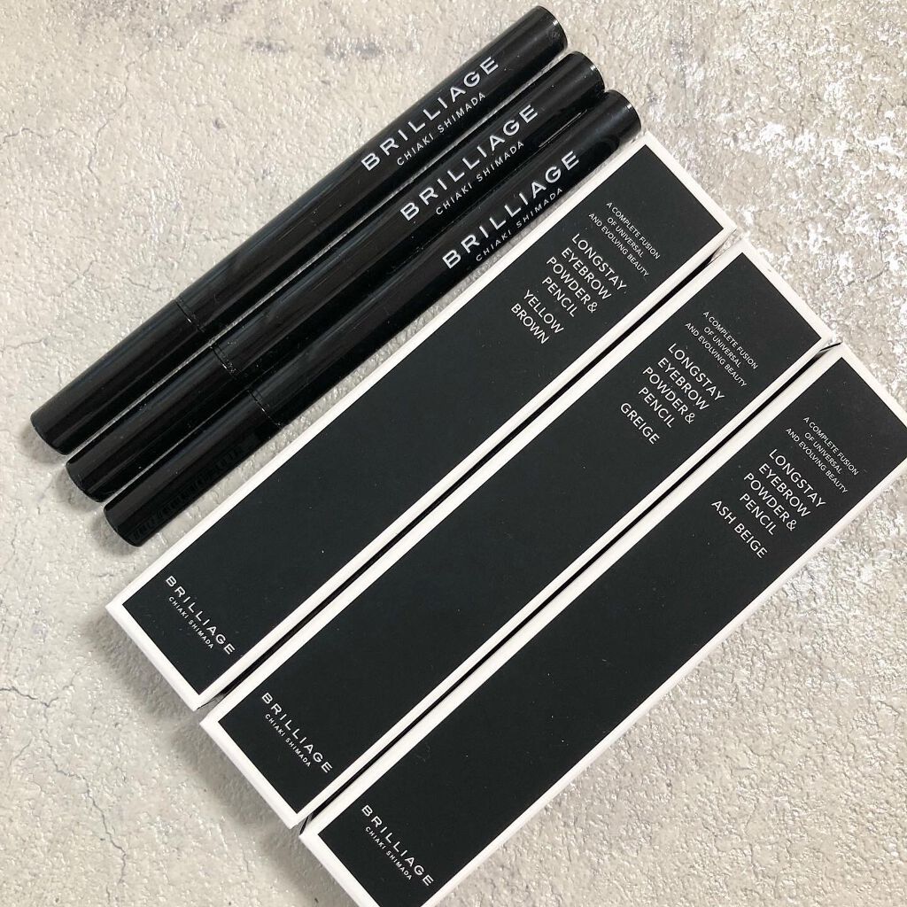 ロングステイ アイブロウパウダー&ペンシル/ブリリアージュ/アイブロウペンシルを使ったクチコミ(1枚目)