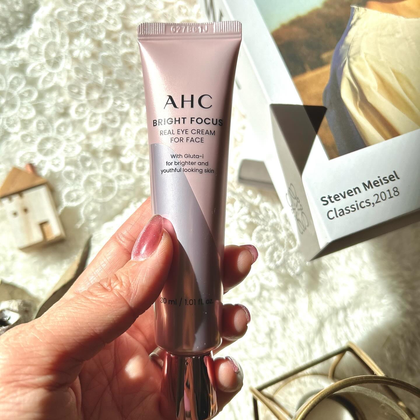 ブライト フォーカス リアル アイクリーム フォーフェイス/AHC/アイケア・アイクリームを使ったクチコミ（1枚目）