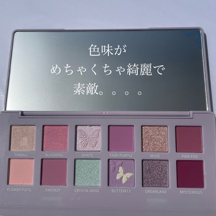 エクスプローラ12色 動物アイシャドウパレット/PERFECT DIARY/アイシャドウパレットを使ったクチコミ(2枚目)