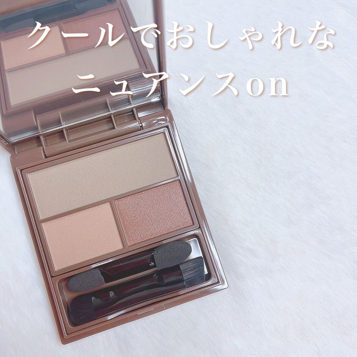 平行眉ブラシ　熊野筆/WHOMEE/メイクブラシを使ったクチコミ（2枚目）