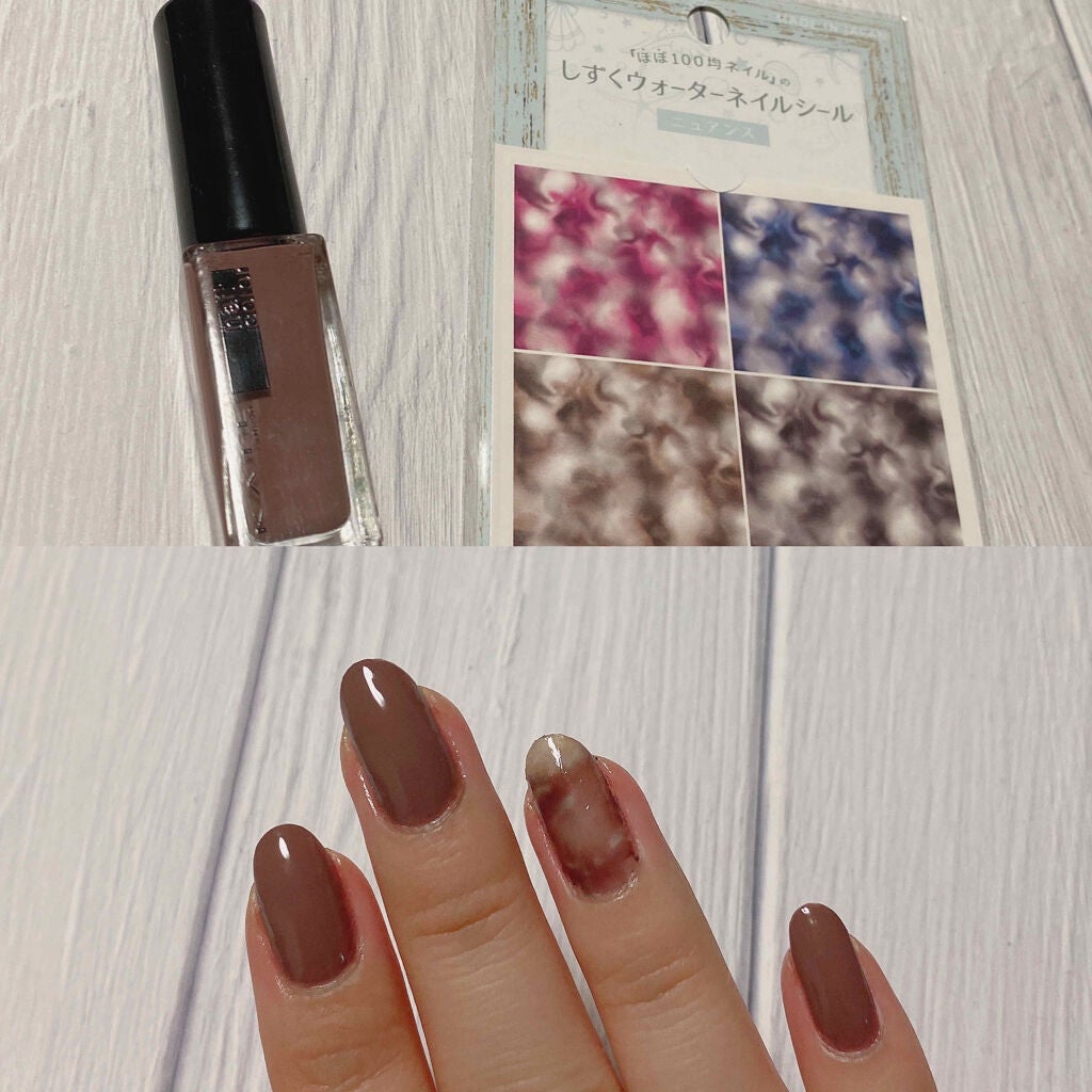 しずくネイルシール/キャンドゥ/ネイルシールを使ったクチコミ(2枚目)