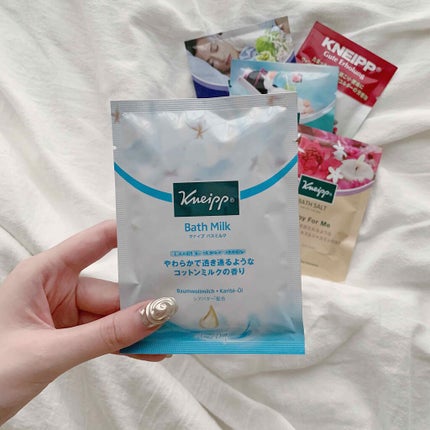 バスミルク コットンミルクの香り/クナイプ/入浴剤を使ったクチコミ(3枚目)