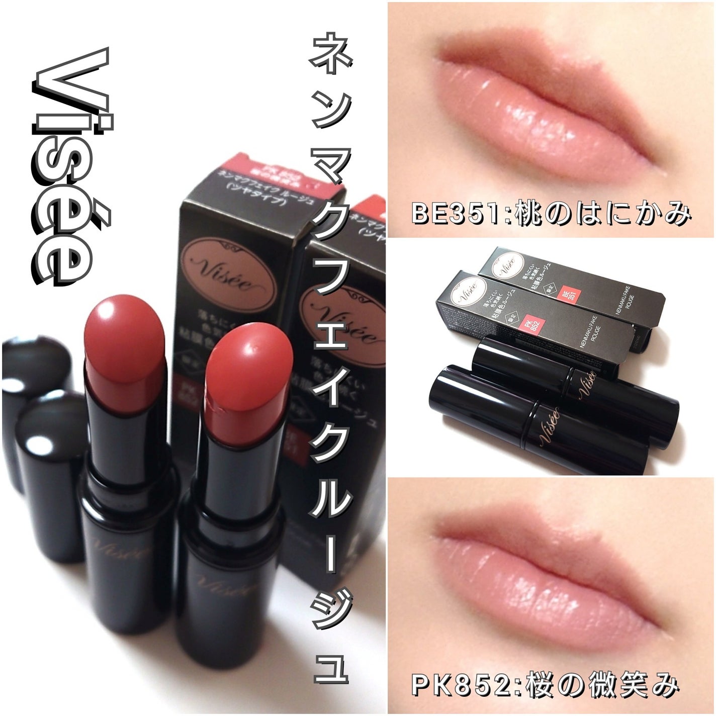 ネンマクフェイク ルージュ/Visée/口紅を使ったクチコミ(6枚目)