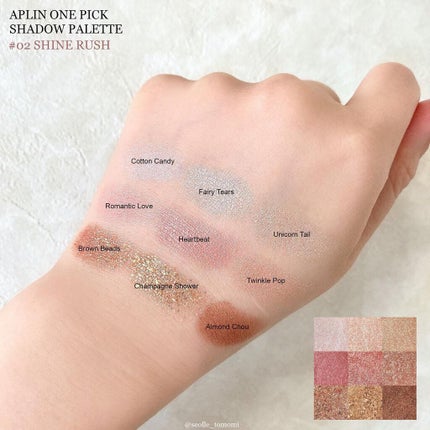 ワンピックアイシャドウパレット/APLIN/アイシャドウパレットを使ったクチコミ(3枚目)