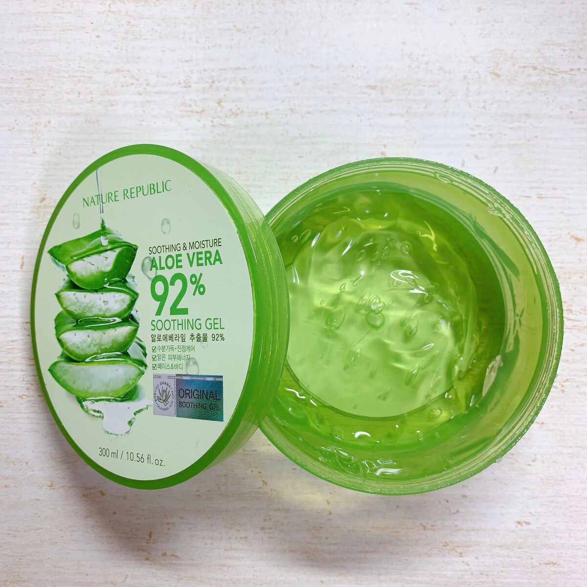 マイルド&モイスチャーアロエジェル/ネイチャーリパブリック/ボディローションを使ったクチコミ(3枚目)