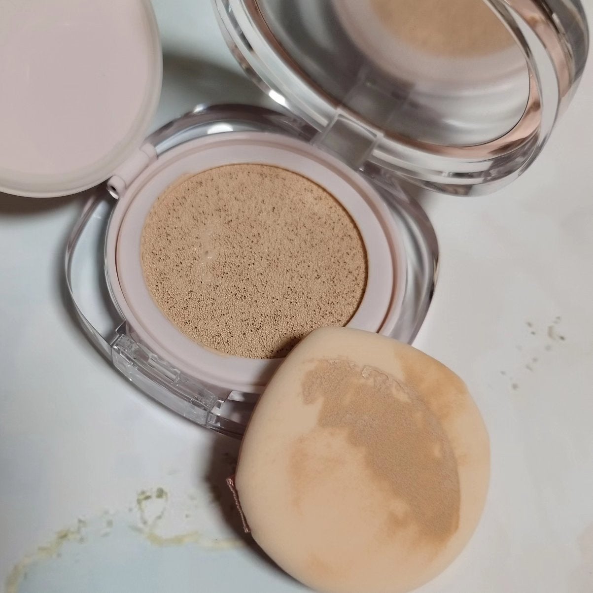 アリウル インクフェザーカバーラスティングクッション/Ariul/クッションファンデーションを使ったクチコミ(3枚目)