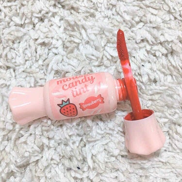 the SAEM ムース キャンディー ティントのクチコミ「☆*:.｡. 絶対落ちない！苺カラースフレティント.｡.:*☆





♡商品情報


ザセ.....」（2枚目）