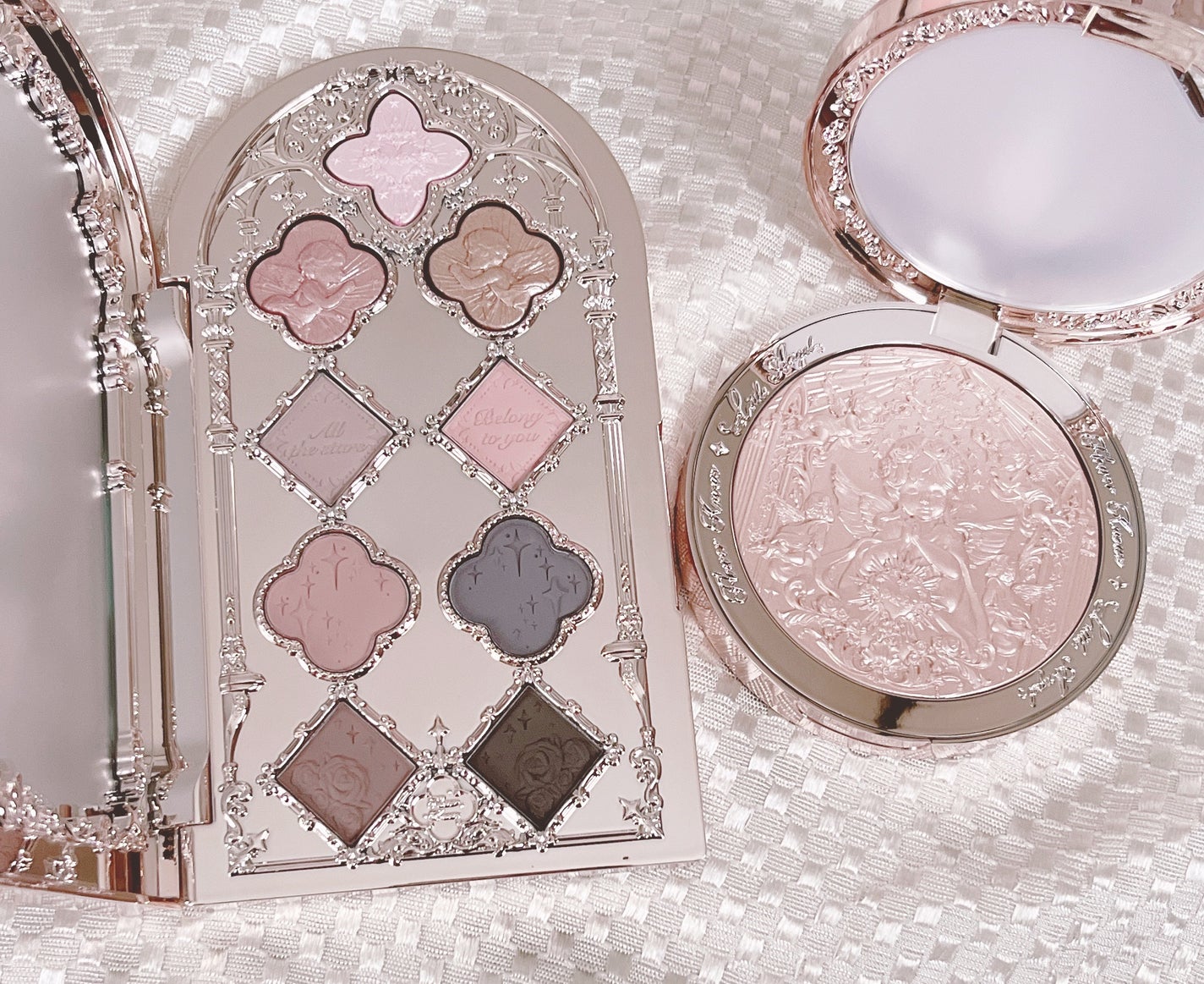 フラワーノーズ リトルエンジェルコレクション 9色アイシャドウパレット/FlowerKnows/アイシャドウパレットを使ったクチコミ(2枚目)