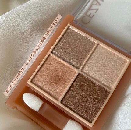 ベージュトーンアイシャドウ/CEZANNE/アイシャドウパレットを使ったクチコミ(4枚目)