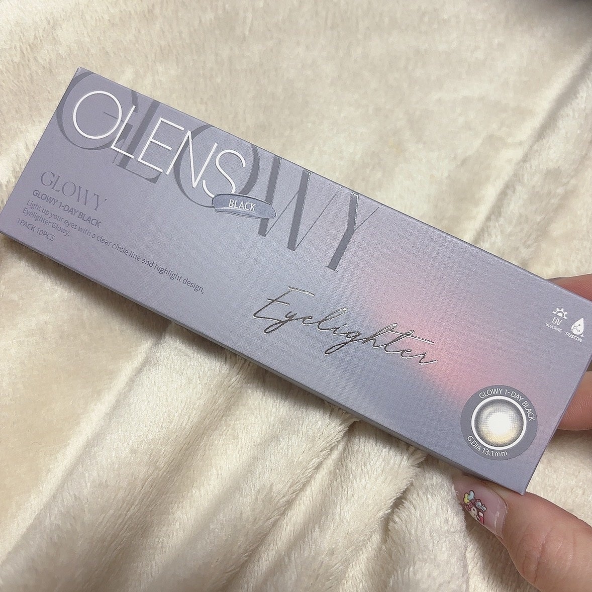 Glowy 1day/OLENS/ワンデー(1DAY)カラコンを使ったクチコミ(2枚目)