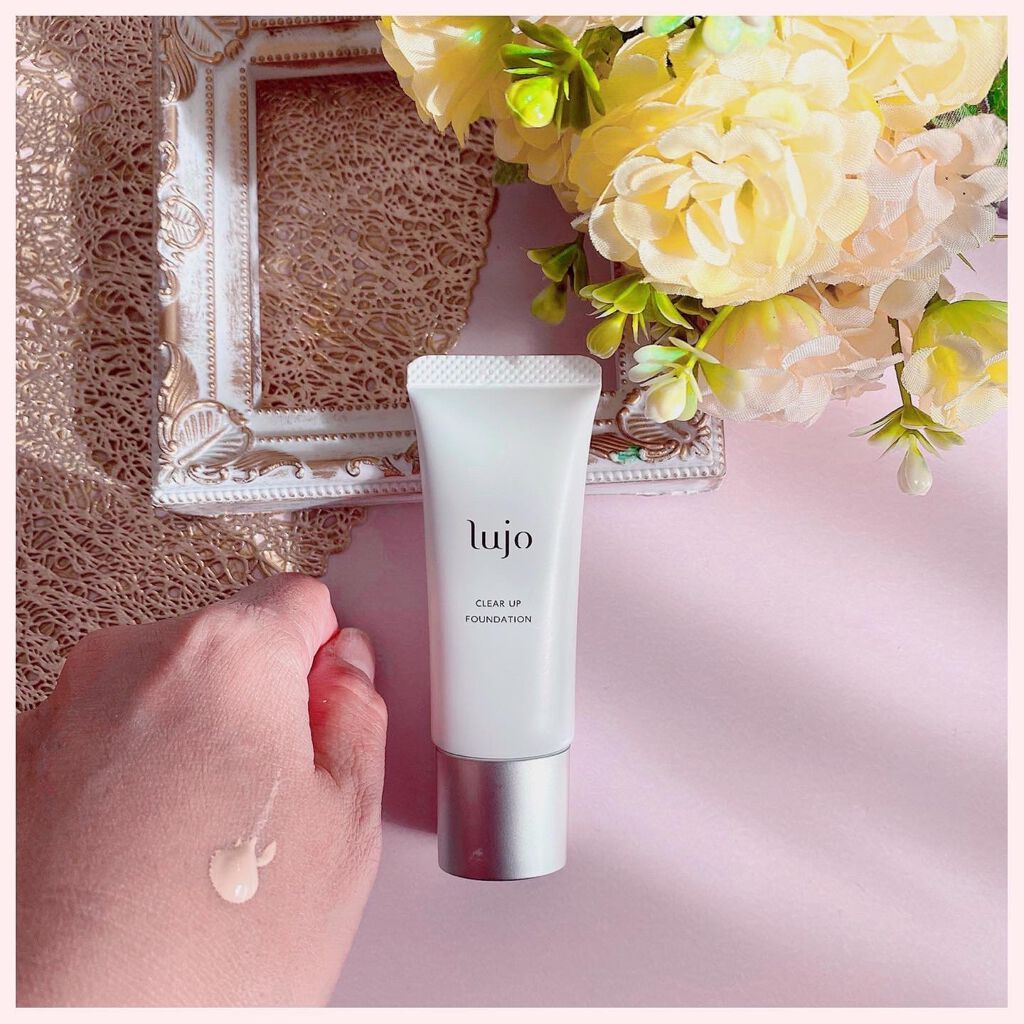 クリアアップ ファンデーション/lujo/クリーム・エマルジョンファンデーションを使ったクチコミ（2枚目）