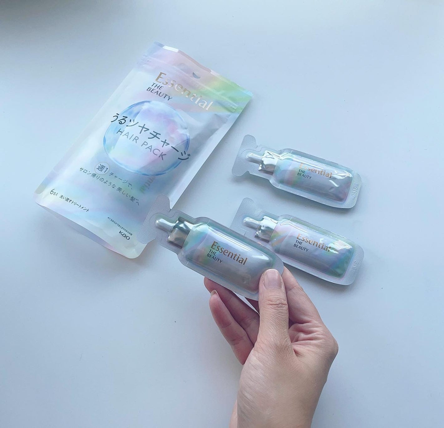 ザビューティ うるツヤチャージヘアパック/エッセンシャル/ヘアマスク・ヘアパックを使ったクチコミ(2枚目)