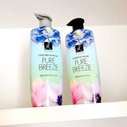 Perfume PURE BREEZE シャンプー/コンディショナー/ELASTINE/シャンプー・コンディショナーを使ったクチコミ(1枚目)