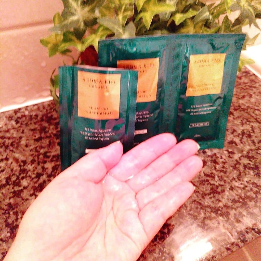 オーガニックシャンプー／トリートメント＜モイストシャイン＞/AROMA KIFI/シャンプー・コンディショナーを使ったクチコミ（2枚目）