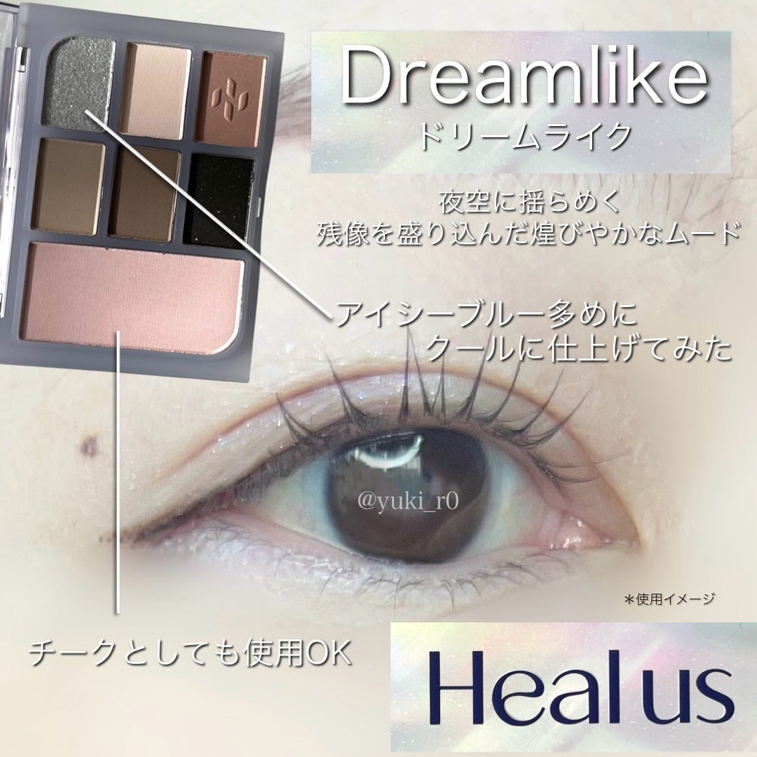 アイシャドウパレット/Healus/アイシャドウパレットを使ったクチコミ(5枚目)