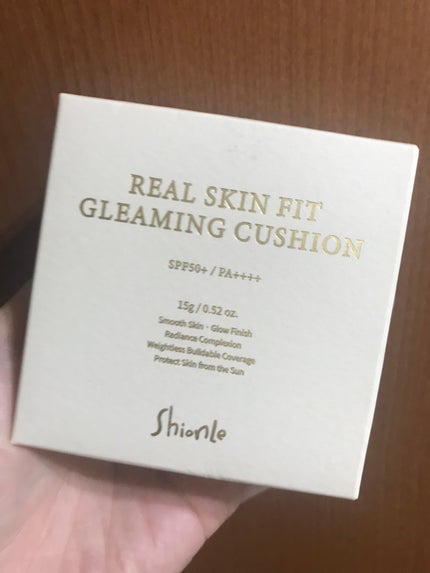 Real Skin Fit Gleaming Cushion/ShionLe/クッションファンデーションを使ったクチコミ(1枚目)