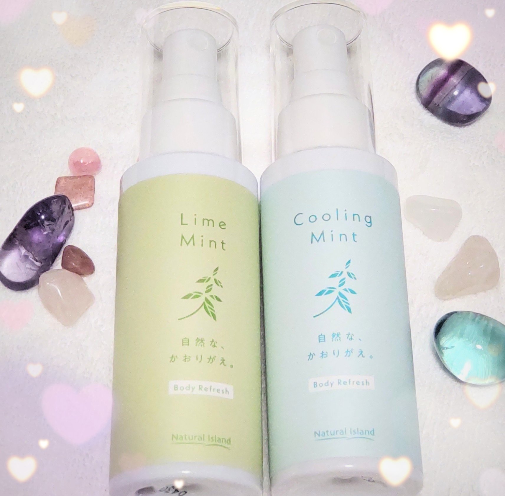 自然な、かおりがえ。ライムミント/ナチュラルアイランド/デオドラント・制汗剤を使ったクチコミ（1枚目）