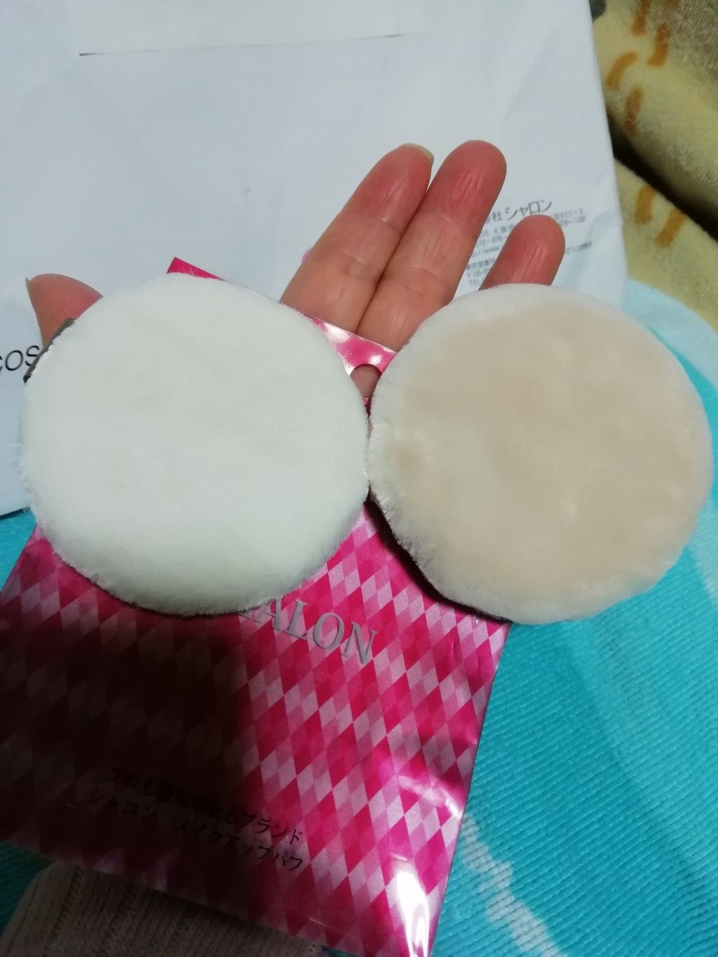 チェックパフ CH-450/シャロン/パフ・スポンジを使ったクチコミ（2枚目）