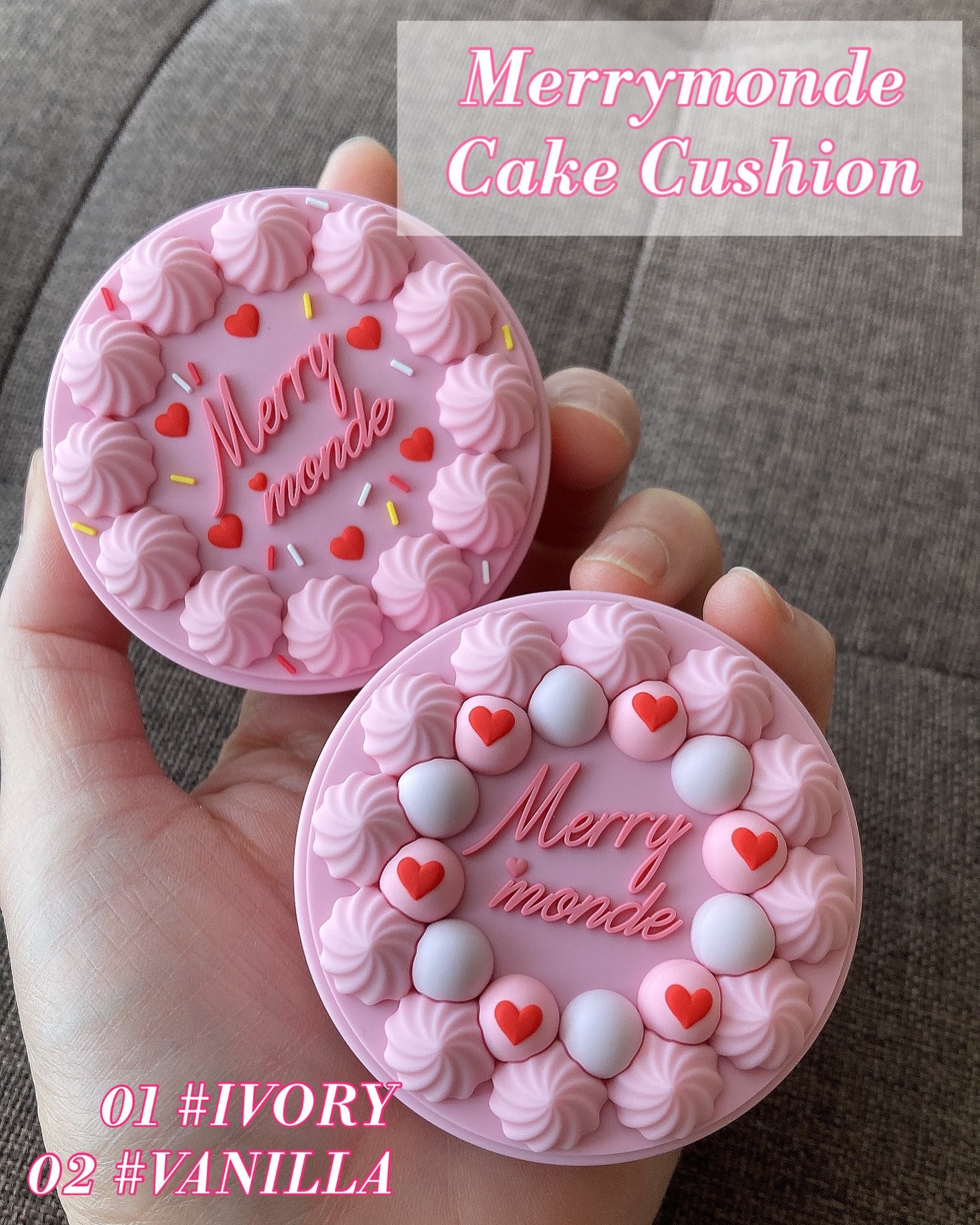 ハッピーユアデイクッション/Merrymonde/クッションファンデーションを使ったクチコミ(1枚目)