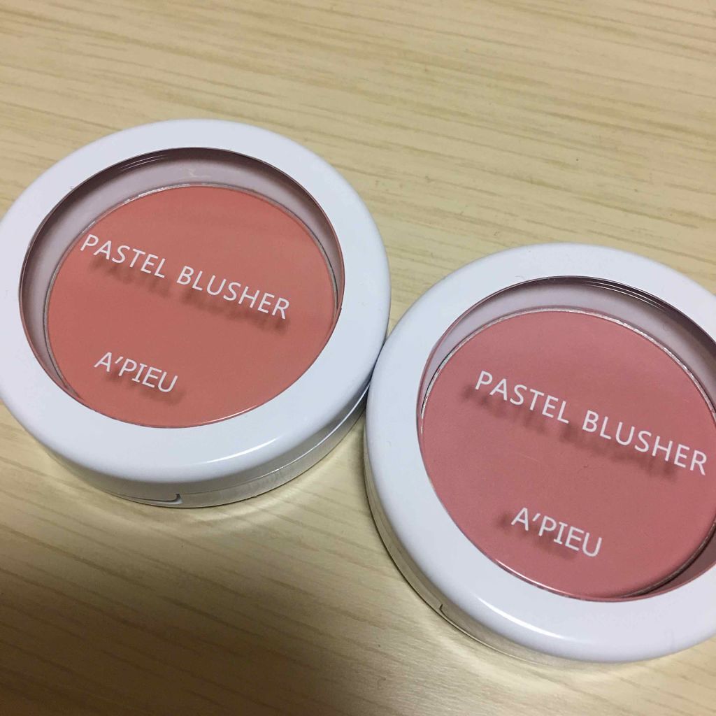 アピュー パステルブラッシャー/A’pieu/パウダーチークを使ったクチコミ（1枚目）
