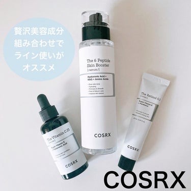 ＊
⁡
COSRX
アラサー女子必見！効果がすごい美容成分組み合わせ👏
⁡
☑︎ザ6・ペプチドスキンブースター
⁡
洗顔後のお肌に使用する
化粧水前のブースター✨
⁡
６種類のペプチド成分がお肌の多様な