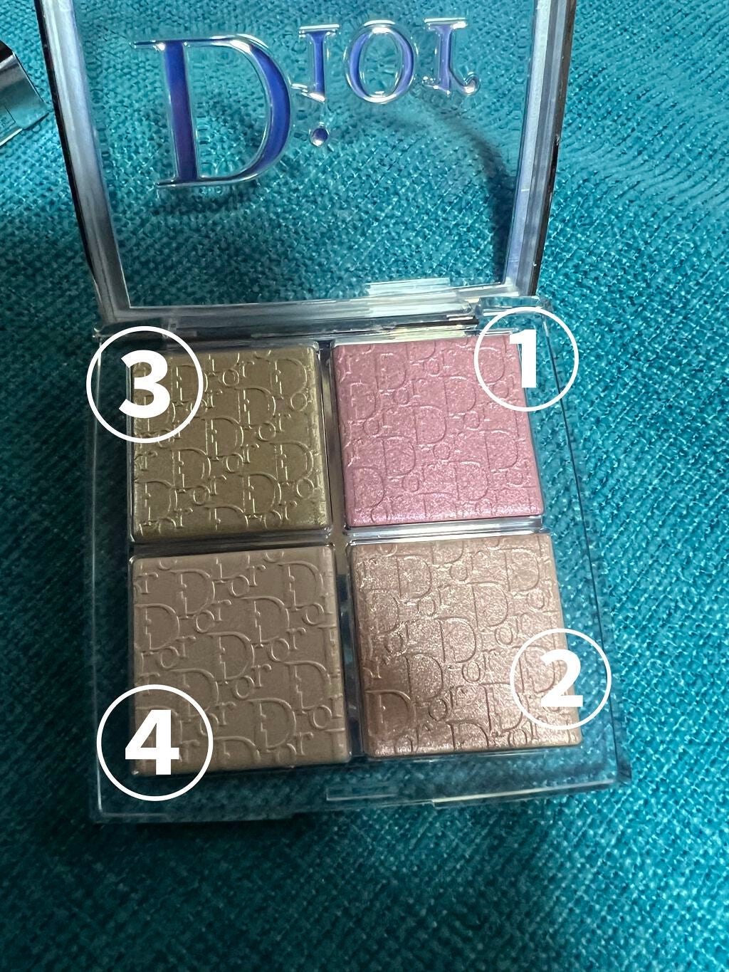 ディオール バックステージ フェイス グロウ パレット/Dior/ハイライトを使ったクチコミ(2枚目)