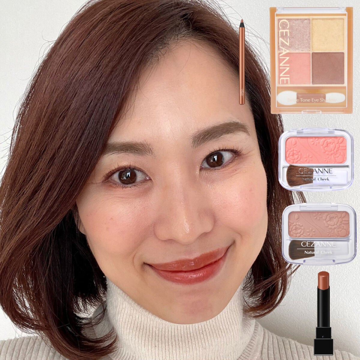 HIROMI アラフォーコスメ on LIPS 「【イエローラメメイク✨】今日はセザンヌの新作アイシャドウを使っ..」(1枚目)