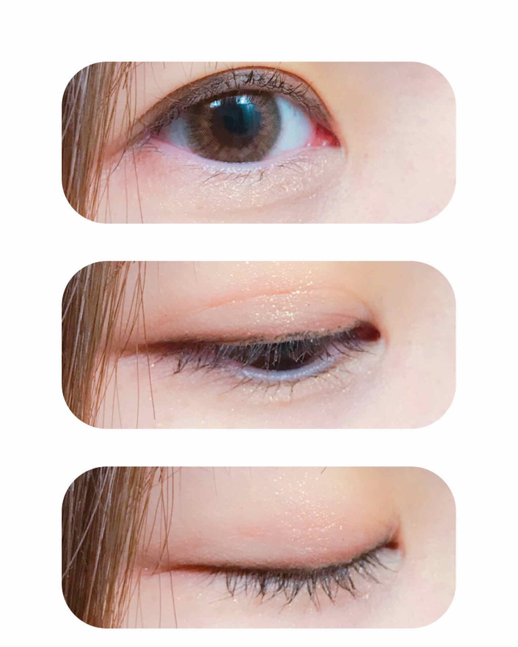 モテコン ガールズワンデー ミルクティーベージュ/モテコン/ワンデー（１DAY）カラコンを使ったクチコミ（2枚目）